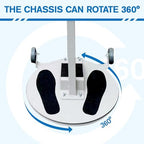 Helsevesen Patient Turner, Turn Transfer Aid for Standing & Seating Positioning, 400 lb Capacity