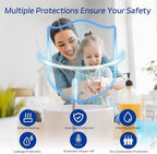 Tankless Water Heater Electric 110V, 3000W Instant Electric Water Heater, Under Sink Water Heater with Digital Display, On Demand Hot Water heater Electric for Kitchen Bathroom Washin