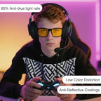 ANDWOOD Blue Light Blocking Glasses Men Women Computer TV Gaming AR Coatings Lens Improve Sleep Naturally Producing Melatonin