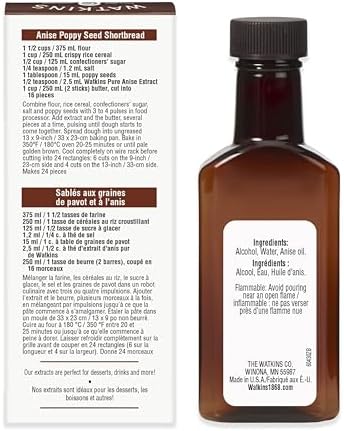 Watkins Pure Anise Extract, 2 oz. Bottles, Pack of 6 (Packaging May Vary)