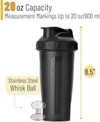 Mr. Pen- Shaker Bottles for Protein Mixes, 28 oz, Shaker Bottle with Wire Whisk Ball, Protein Shaker Bottle, Shaker Cup, Protein Shaker, Protein Shake Bottle, Bottle Shaker, Shake Bottle