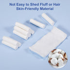 600 Pcs Nose Cotton Plugs, 1.5 Inch Absorbent Dental Cotton Rolls for Mouth Multi-Use Nose Cotton Plugs for Dentist Clinic and Household