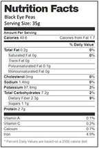 Aiva Black Eye Peas (Lobiya or Choula) 4 LB bulk Cowpeas – Premium Dried Beans for Soups, Salads, and Curries