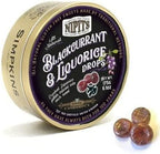 Simpkins Nipits Blackcurrant & Liquorice Drops 175g (6.17 Ounce) Tin - 3 pack