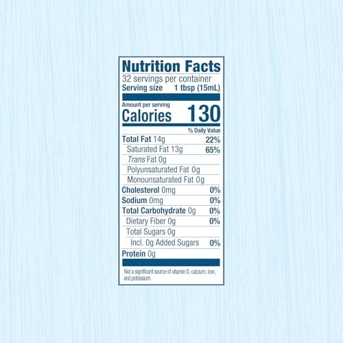 Carrington Farms Organic Liquid Coconut Cooking Oil, 16 Fl Oz –Unflavored, Unscented, High Smoke Point, MCT-Rich, No Trans Fat – For Cooking, Sautéing, Frying & Baking – Gluten Free, Non-GMO, Hexane Free, BPA Free Bottle