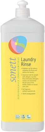 Sonett Organic Laundry Rinse detergents Soap all textiles - 34 fl.oz (Pack of 1)