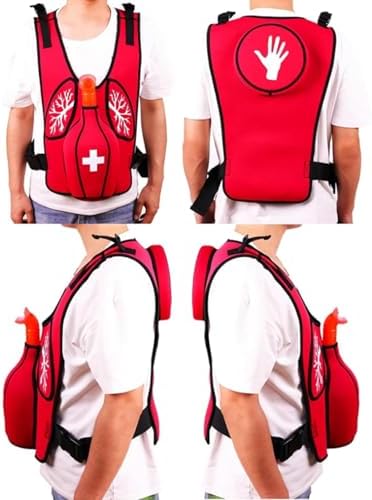 Heimlich Practice Training, Anti Choking Trainer with Back Slap, Training Vest First Aid Rescue Model for Choking and Suffocation Adult and Child,B-Child
