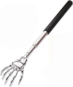 Portable Stainless Steel Telescopic Back Scratcher – Extendable Massager Tool for Itch Relief, Blood Circulation & Relaxation