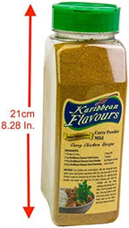 Premium Caribbean Curry Powder - (Mild Curry, 16 Ounce) No MSG - No Salt - No Pepper - No Preservatives - From Trinidad And Tobago (Mild Curry, 16 Ounce) - Spice Sensations