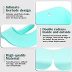 Adult Folding Toilet Pad Toilet Seat Plastic Toilet Cushion Washable Foldable Portable Toilet Seat Cover for Home Travel Office (Green)