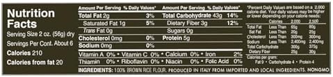 DeLallo Gluten-Free Brown Rice Spaghetti Pasta, Non-GMO, All Natural, Kosher, Tree Nut Free, 12 Ounce Bag, (4 Pack)