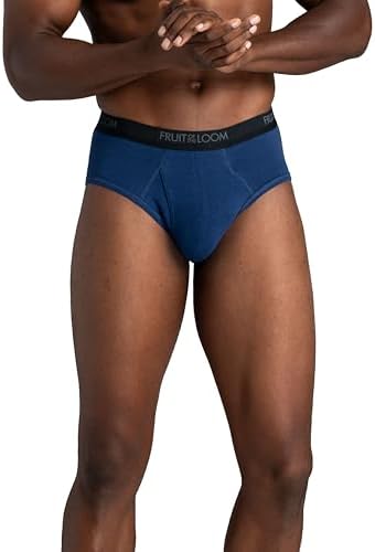 Men's Breathable Cotton Micro-Mesh Briefs, Assorted 4 Pack