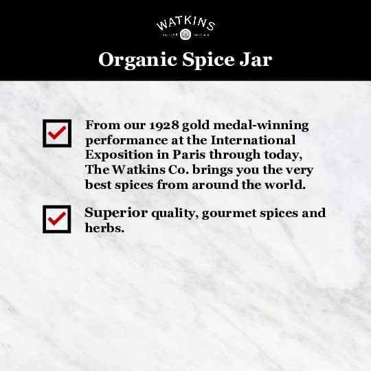 Watkins Gourmet Organic Spice Jar, Italian Seasoning, 1.1 Oz