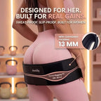 Hip Thrust Belt with Dual-Strap Design – Booty Builder for Heavy Dumbbells, Kettlebells & Plates Up to 400 lbs – Comfortable Glute Workout Equipment for Women – Coach Tested – Home & Gym Use.