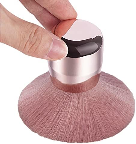 Vaincre Nail Art Dust Powder Remover Brush, Soft Nail Art Dust Cleaner Brush for Acrylic Application and Makeup(Pink)