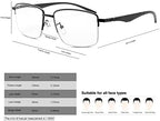 YIMI Photochromic Progressive Multifocus Reading Glasses Spring Hinge Sun Readers Computer Anti Glare Glasses for Men Women