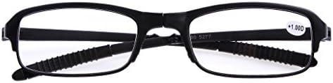 Folding Reading Glasses in 3 Colours w Travel Case
