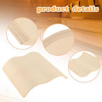 Wooden Sauna Headrest Portable Sauna Supplies Accessory for SPA Dorm Hotel