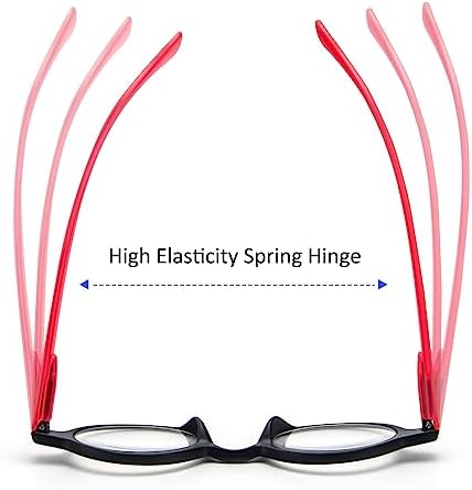 4-Pack Mini Small Round Reading Glasses Comfortable Readers for Women and Men (Multicoloured4, 1.00)