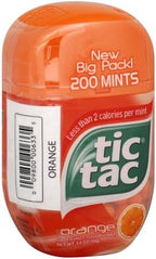 Tic Tac Mints, Orange Flavored Mints , 800 Count