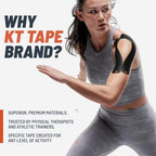 KT Tape, Original Cotton, Elastic Kinesiology Athletic Tape, 16’ Uncut Roll