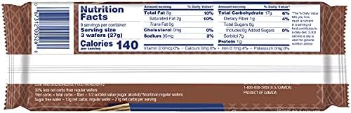 Voortman Bakery Sugar Free Chocolate Wafer, 27 Count