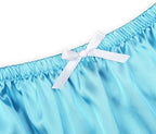 Satini Frilly Lace Sissy Ruffled Silky Satin Half Slip Petticoat Dolly Skirt
