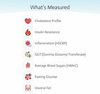 7-in-1 Metabolic Health Test | Cholesterol, Average Blood Sugars, Insulin Resistance And Many More | At-Home Test Kit | Not avail in NY, RI