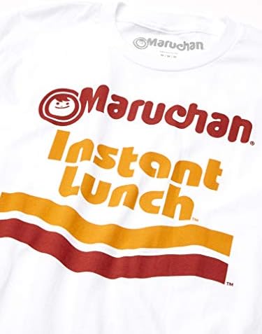 Maruchan unisex adult Ramen Noodle Instant Lunch Logo T-shirt T Shirt, White, X-Small US