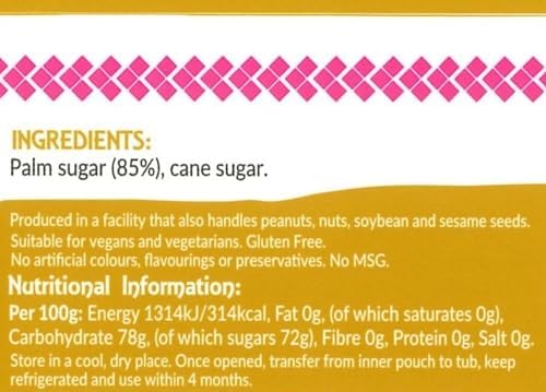 Thai Taste Palm Sugar 200g - Pack of 2