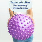 Fun and Function – Spiky Tactile Balls – Bumpy, Textured, Tactile Sensory Balls for Kids Ages 3+ – 5 Inch – Blue
