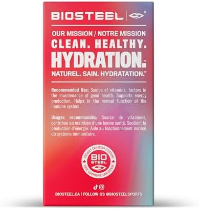 BioSteel Electrolytes Powder Variety Pack - 30 Hydration Packets with Essential Element Electrolytes, 3 Flavors: Rainbow Twist, Blue Raspberry, Mixed Berry Electrolytes Powder Packets