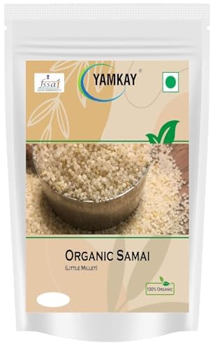 Yamkay Organic Samai Rice - Premium Little Millet | Kutki | Samalu | Kurikku | Small | 100% Natural & Gluten-Free | Healthy (300 GM) 10.58 OZ