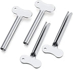 ZOCONE Toothpaste Squeezer, 12pcs Metal Tube Squeezer Key Stainless Steel Toothpaste Roller Tube Wringer for Paint, Cream, Cosmetic and Hair Dye(A)