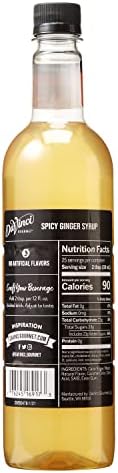 DaVinci Gourmet Spicy Ginger Syrup, 25.4 Fluid Ounces (Pack of 1)