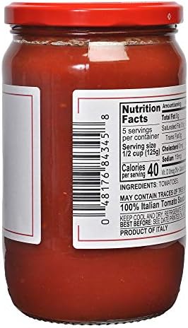 Mantova Italian Pomodoro Tomato Sauce 24 ounce (Pack of 2), 100% Italian Tomatoes, Great Taste