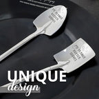 INNObeta Peanut Butter Spoon, 2 Pcs Engraved Ice Cream Shovels, My Peanut Butter Shovel