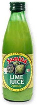 Sunita Lime Juice Organic 250ml