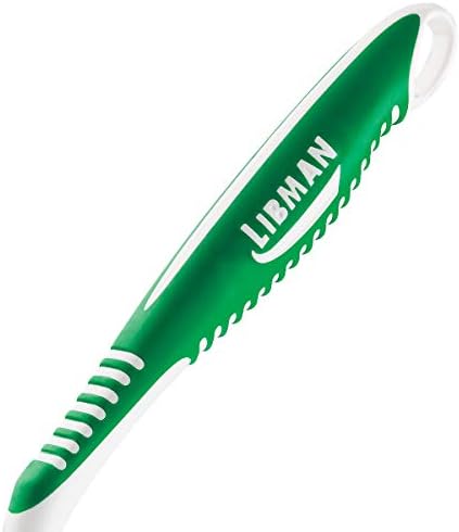 Libman Commercial 18 Tile and Grout Brush, Polypropylene, 9.75" Total Length, Green and White (Pack of 6)