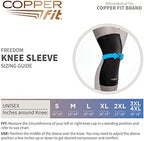 Copper Fit Freedom Knee Compression Sleeve