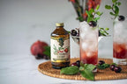 Portland Syrups Pomegranate Cherry Syrup – Craft Delicious Cocktails, Coffees, Mocktails, Sodas, and More – Ideal for Drinks & Adding a Flavor to Any Beverage – 12 oz with 12 Servings (Pack of 1)