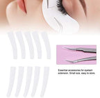 10Pcs Tweezers Cover, Grafting Eyelashes Tips Covers, Transparent Plastic Elbow Tweezers AntiDust NonSlip Eyelashes Grafting Tool