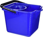 Addis Mop Pail and Wringer in Royal Blue, 12L Capacity, 27.5 x 35 x 24.5 cm