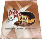 ETI PopKek [ Cocoa Coated Cake with Chocolate Sauce] (pack of 24)