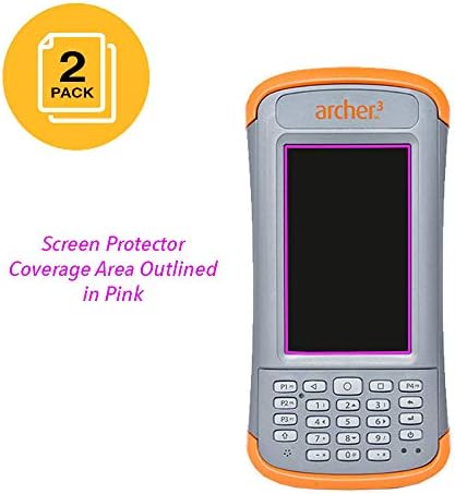 JAVOedge Screen Protector for Juniper Systems ARCHER 3, (Screen Protector Ultra Clear (2 Pack) Defensive Armor Against Scratches