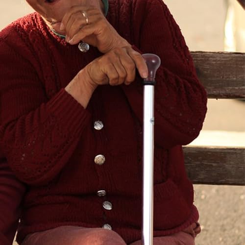 1Pc Walking Stick Handle Wood Cane Handle Trekking Pole Grips Replacement Ergonomic Lightweight Walking for Seniors Men Women Indoor Outdoor Use