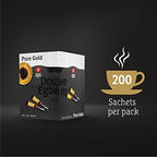 Douwe Egberts Pure Gold Instant Coffee Sticks, 200x1.5g, 200 portions
