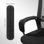 Artibetter Office Chair Armrest Pads 2pcs Arm Rest Covers Removable Elbow Cushion for Office, Wheelchair Comfy Gaming Chair 18X4 Inch