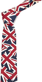King & Priory Union Jack Tie, Mens NeckTie, Great Britain, British, UK