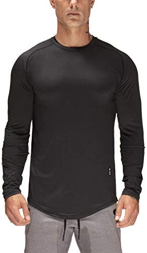 Mens Gym Workout Slim Fit Short Sleeve T-Shirt Cotton Performance Athletic Shirts Running Fitness Tee Loungewear